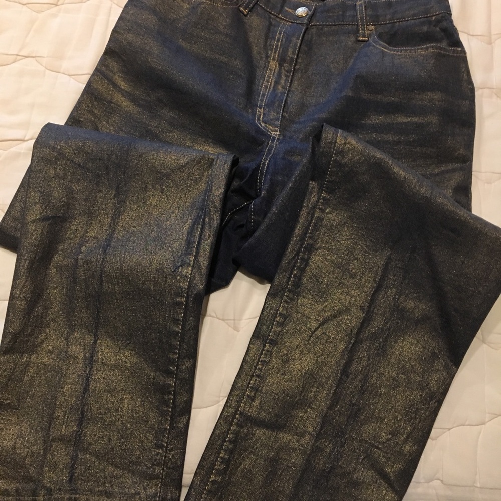VTG Votre Nom Jeans washed with Gold - Picture 7 of 8